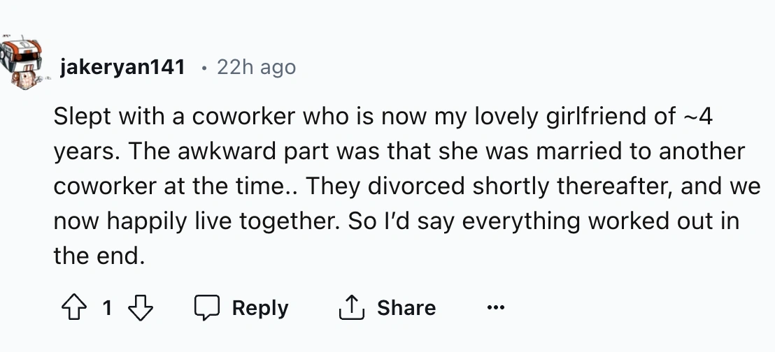 27 Individuals Reveal the Consequences of Sleeping with Their Colleagues