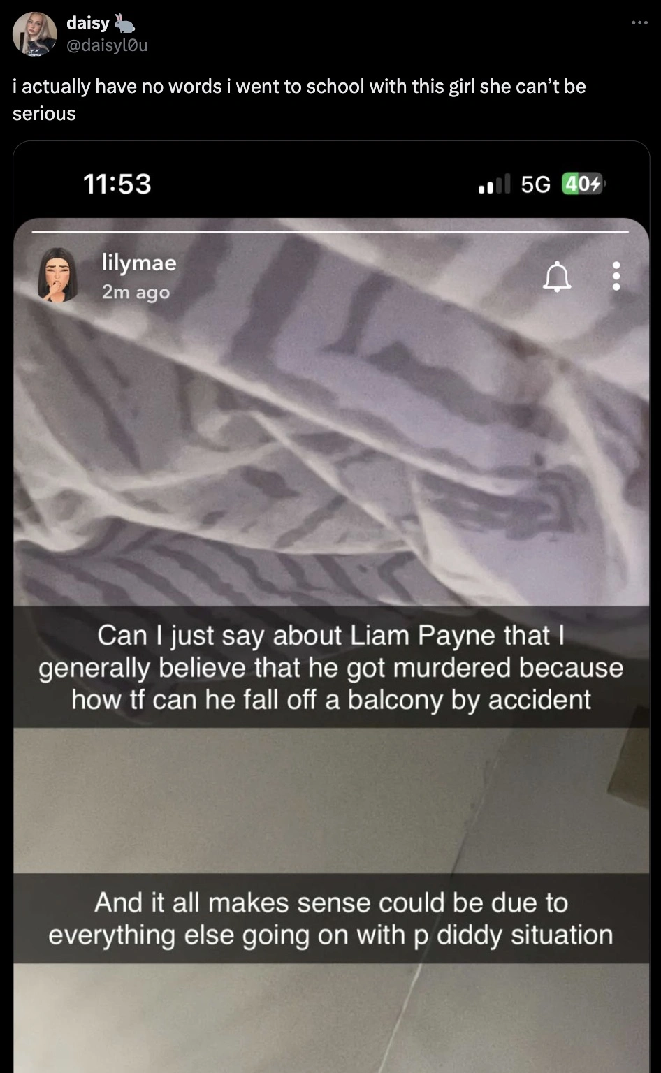 27 Insensitive Responses to the Latest Liam Payne Update