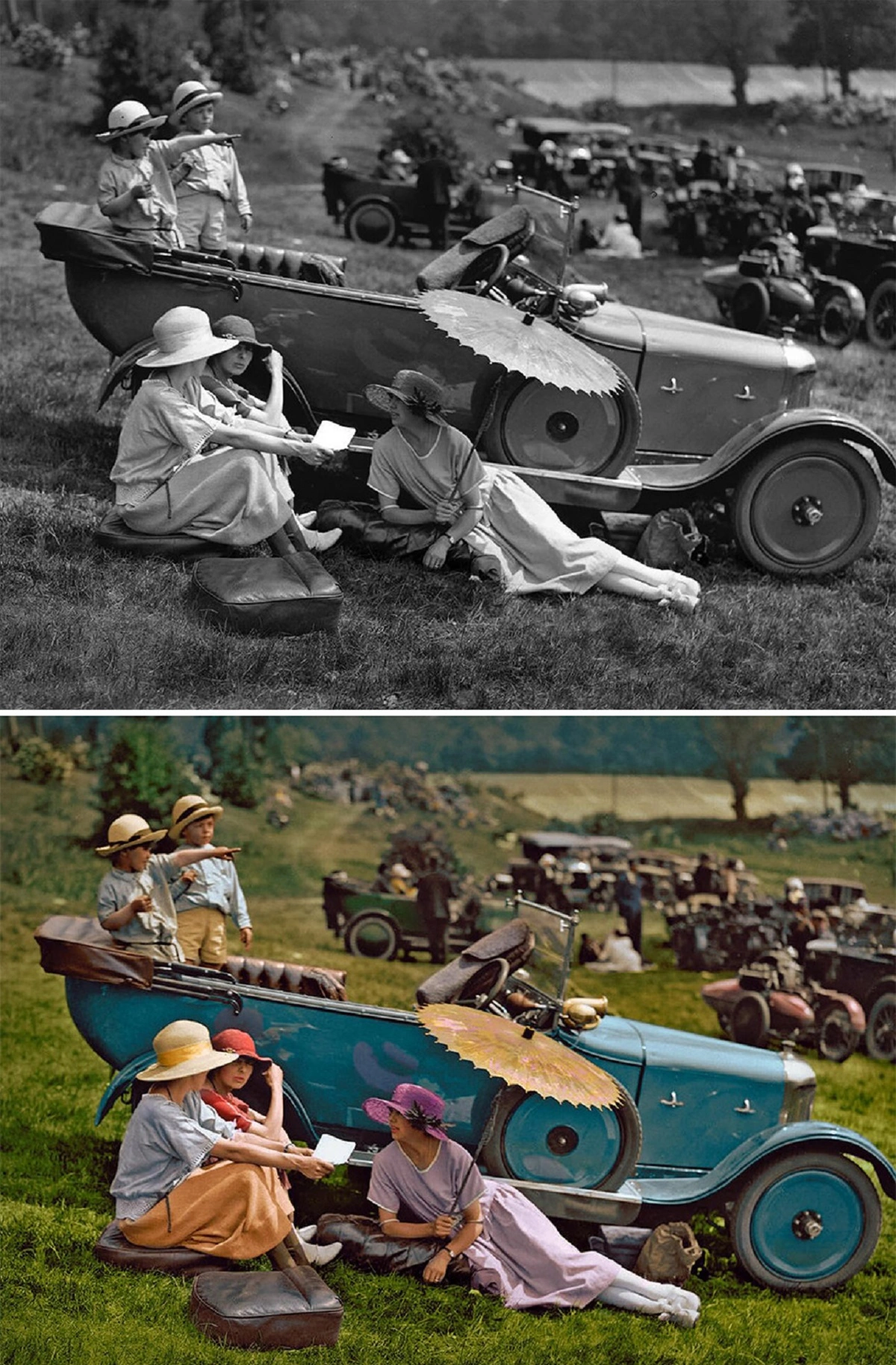 Vibrant Transformation: 37 Monochrome Images Infused with Color