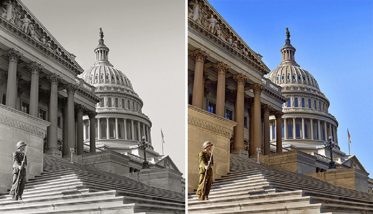 Vibrant Transformation: 37 Monochrome Images Infused with Color