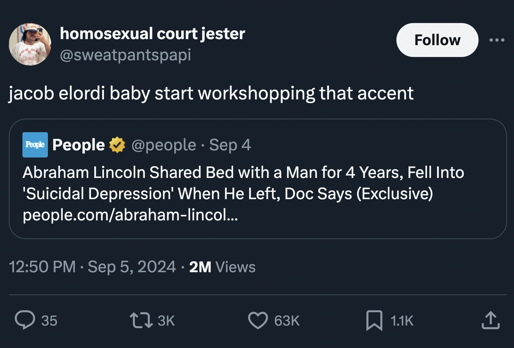 Top Memes and Responses to the Alleged Gay Relationships of President Abraham Lincoln