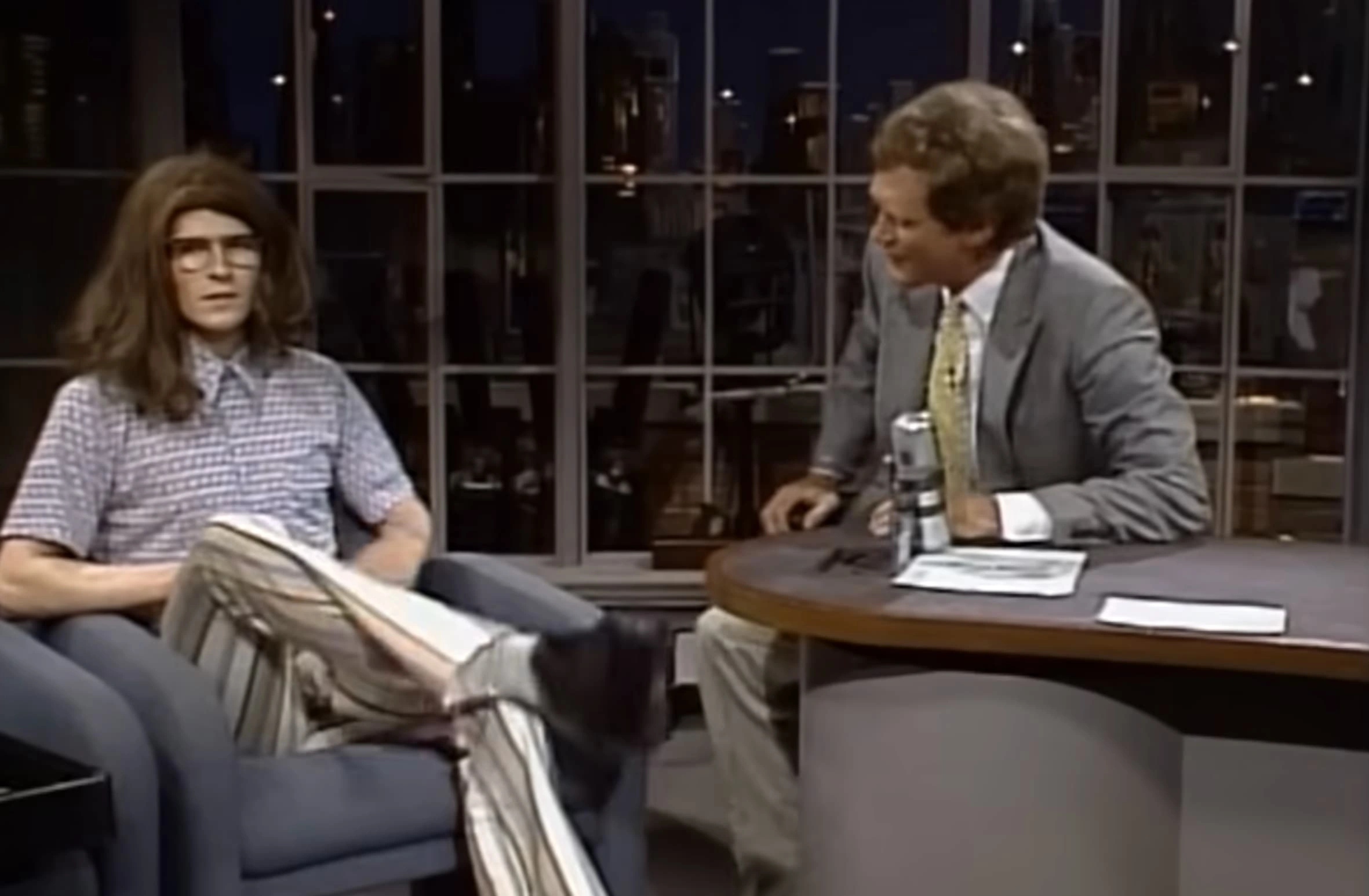 21 Insane Photos from Crispin Glover's Iconic 1987 Guest Spot on 'Late Night with David Letterman'