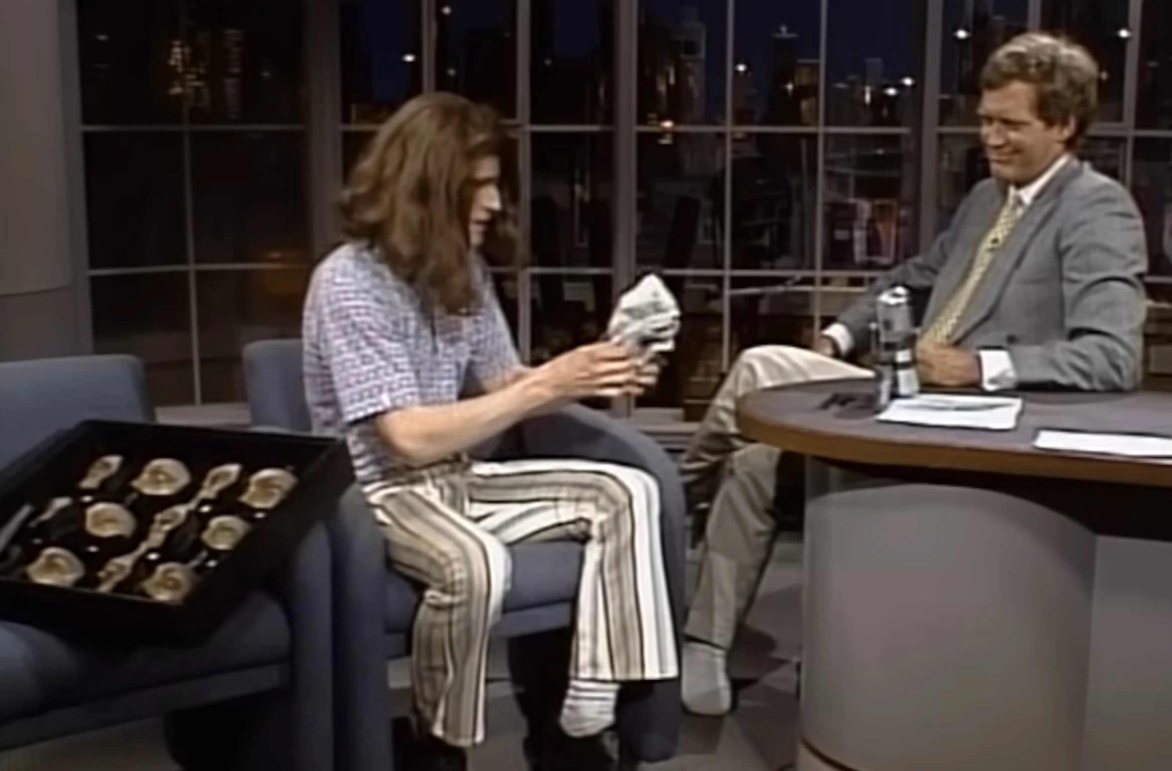 21 Insane Photos from Crispin Glover's Iconic 1987 Guest Spot on 'Late Night with David Letterman'