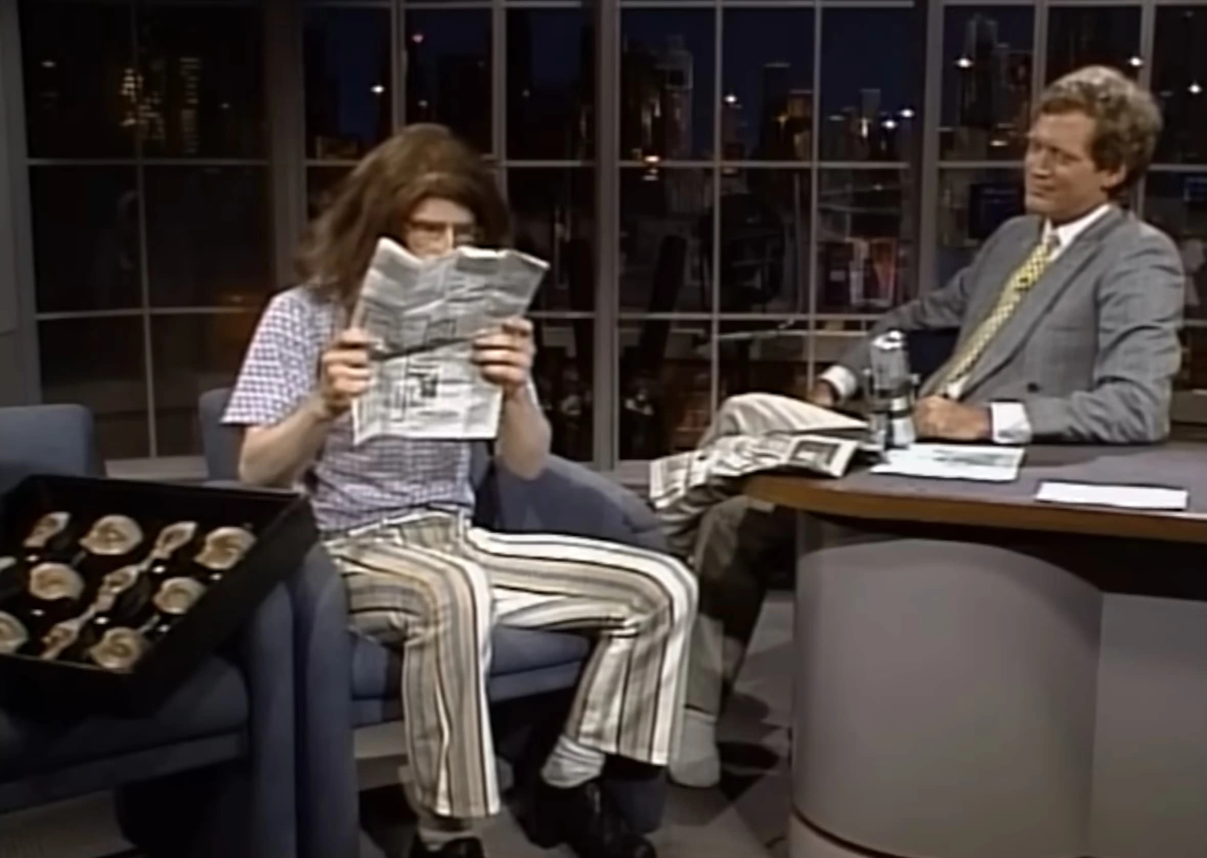 21 Insane Photos from Crispin Glover's Iconic 1987 Guest Spot on 'Late Night with David Letterman'