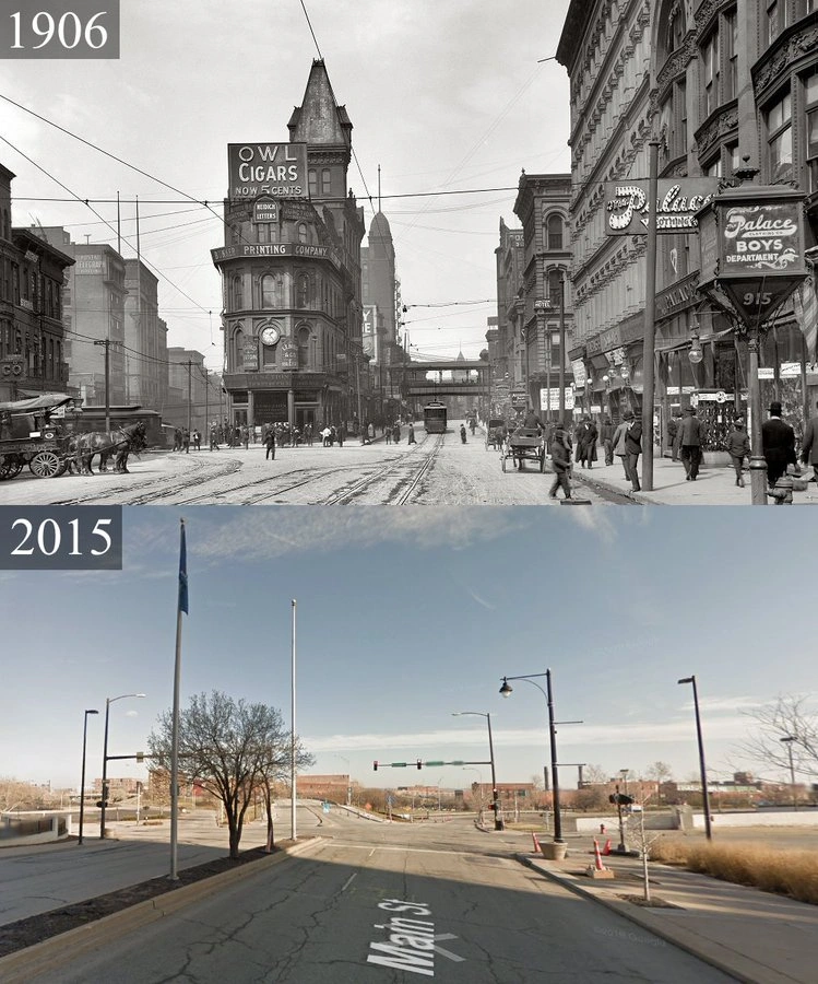 Capturing History: Colorized Images of 10 American Cities from a Century Ago