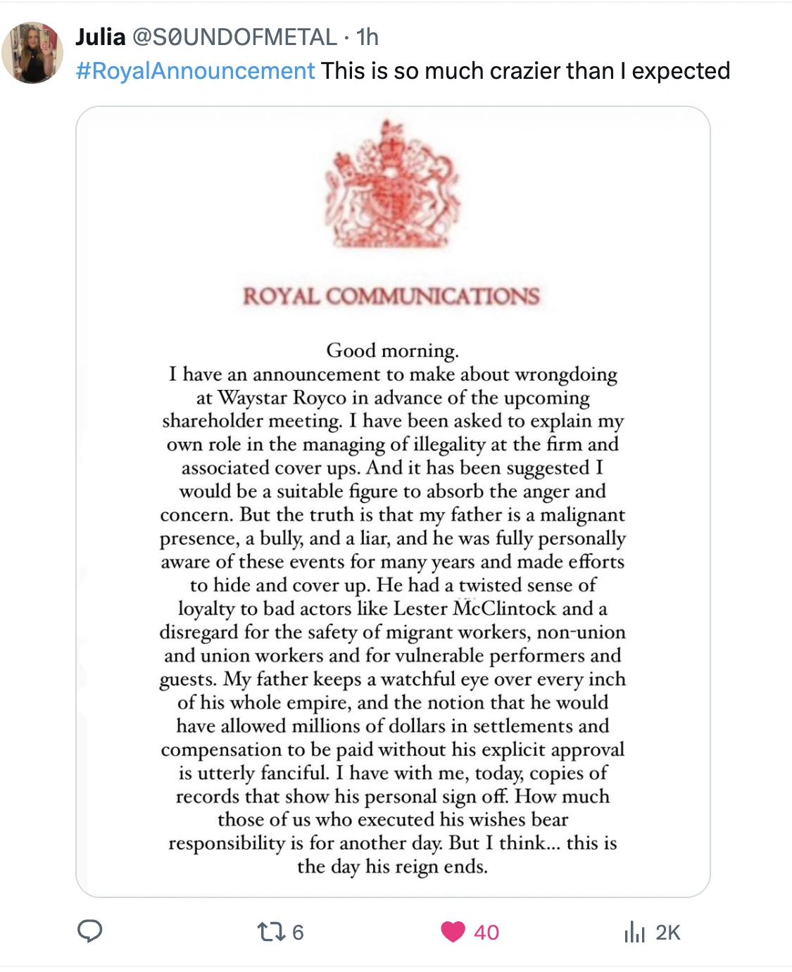 15 Royal Announcements We Secretly Hope to be True