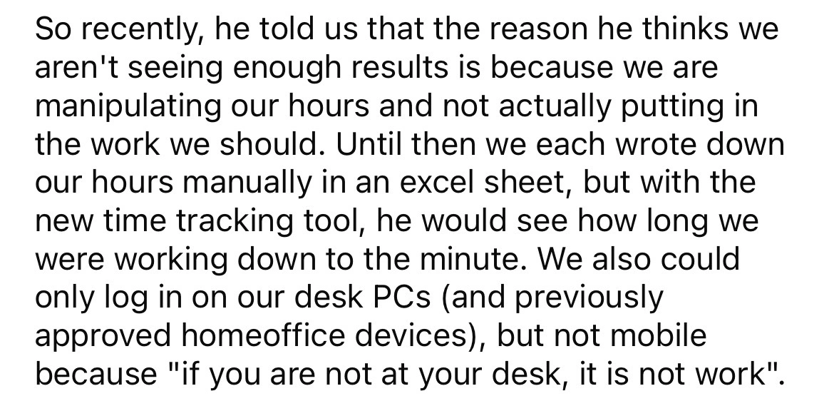 Overbearing Manager's Time-Tracking Initiative Turns Sour as Employees Embrace it Wholeheartedly
