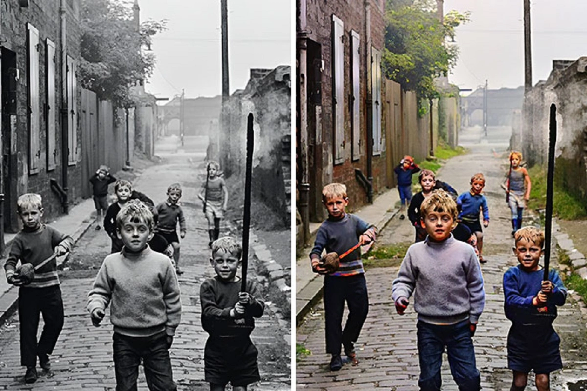 Reviving Vintage Memories: 40 Old-School Photos in Vibrant Color