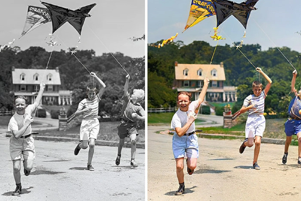 Reviving Vintage Memories: 40 Old-School Photos in Vibrant Color