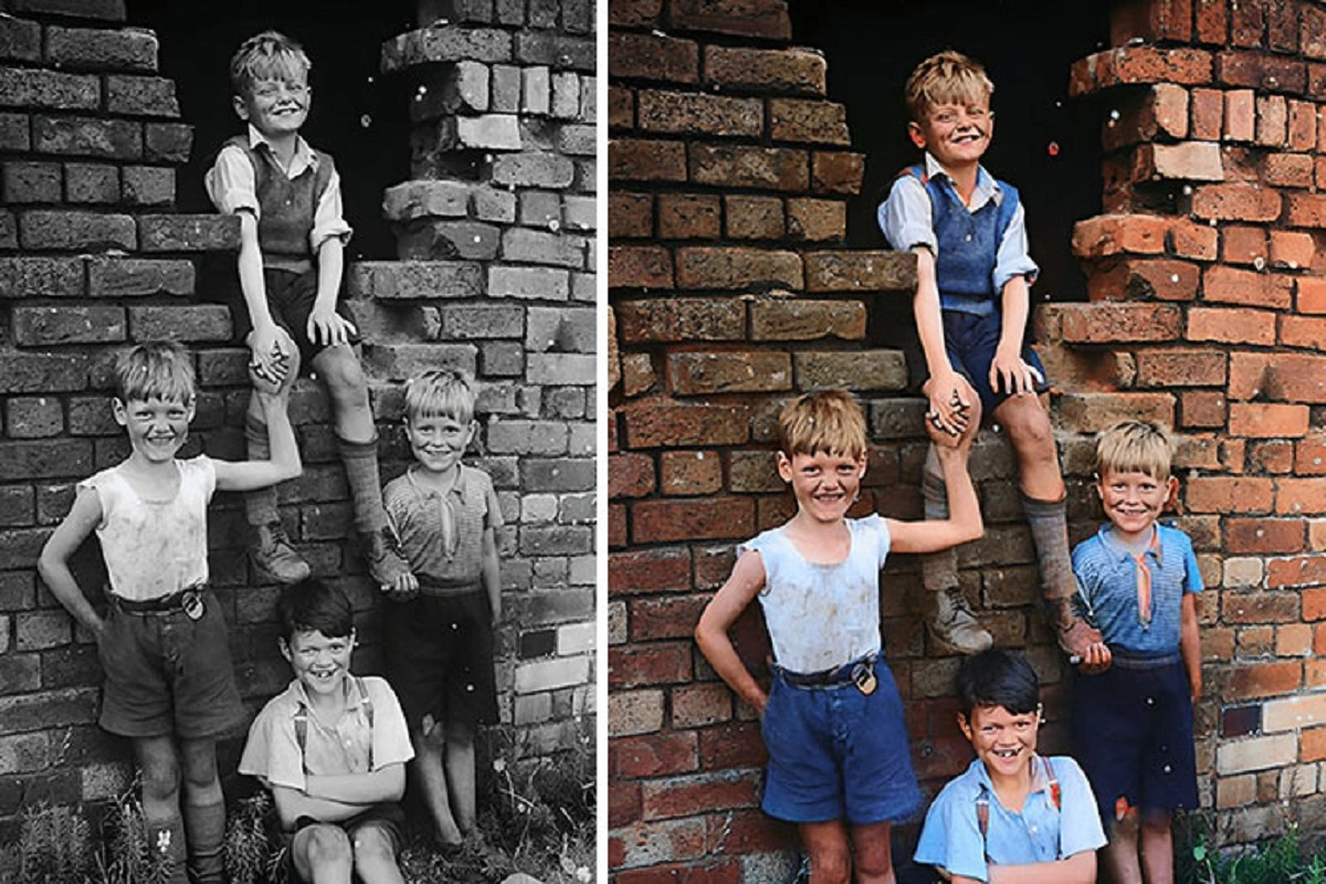 Reviving Vintage Memories: 40 Old-School Photos in Vibrant Color