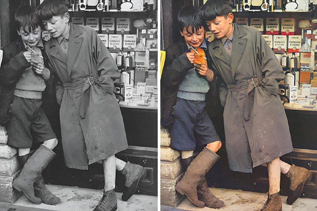 Reviving Vintage Memories: 40 Old-School Photos in Vibrant Color