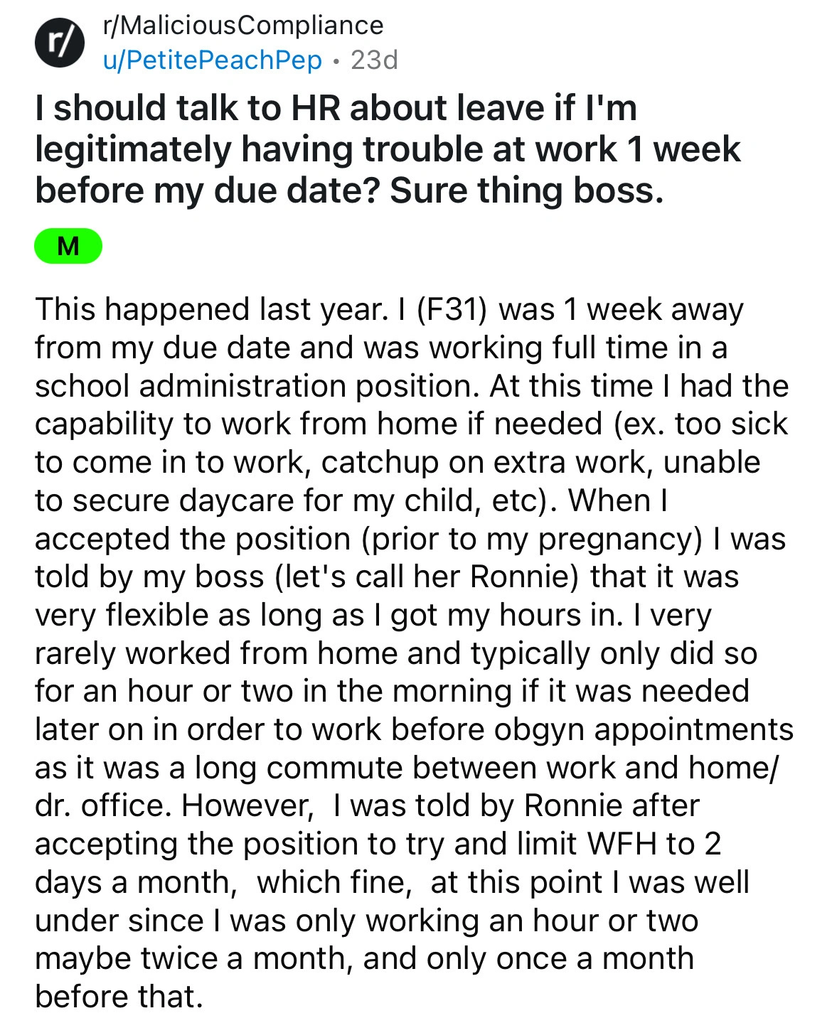 Employee Seeks HR Help After Boss's Suggestion, Successfully Resolves Issue