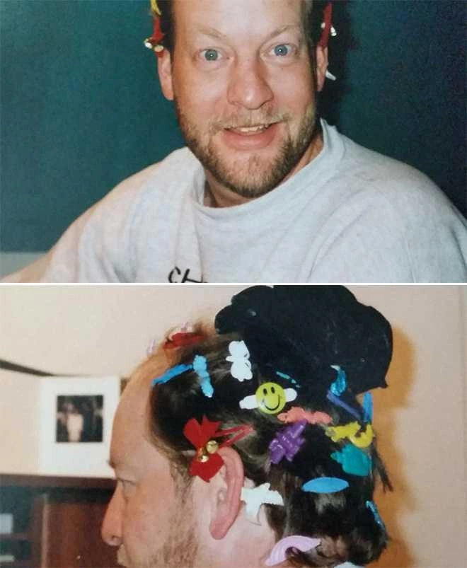 21 Fathers Rocking Makeovers Done by Their Daughters