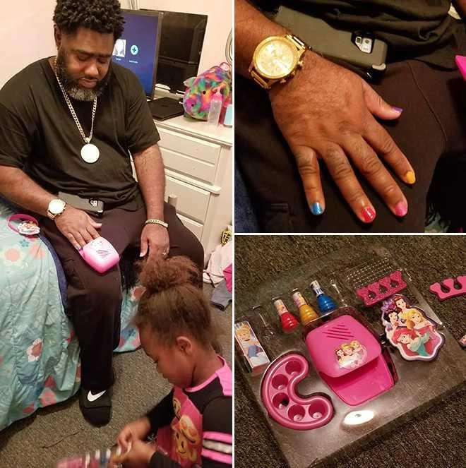 21 Fathers Rocking Makeovers Done by Their Daughters