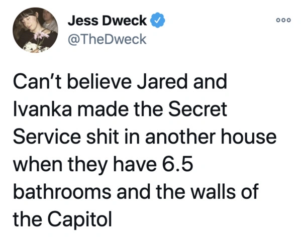 The Online Community's Response to Ivanka Trump's Denial of Secret Service Bathroom Access