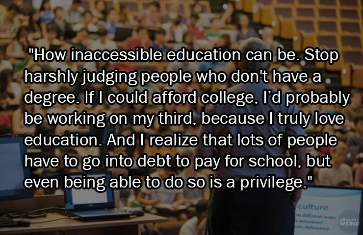 16 Things People Who Were Not Raised in Poverty Might Not Understand