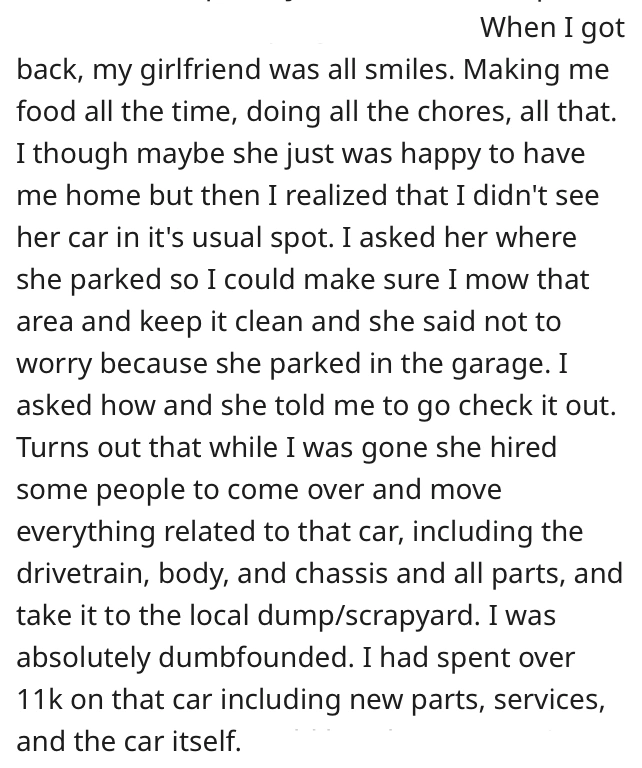 Girlfriend's Toxic Act: '67 Impala Project Car Sent to Scrap Yard by Beloved Boyfriend