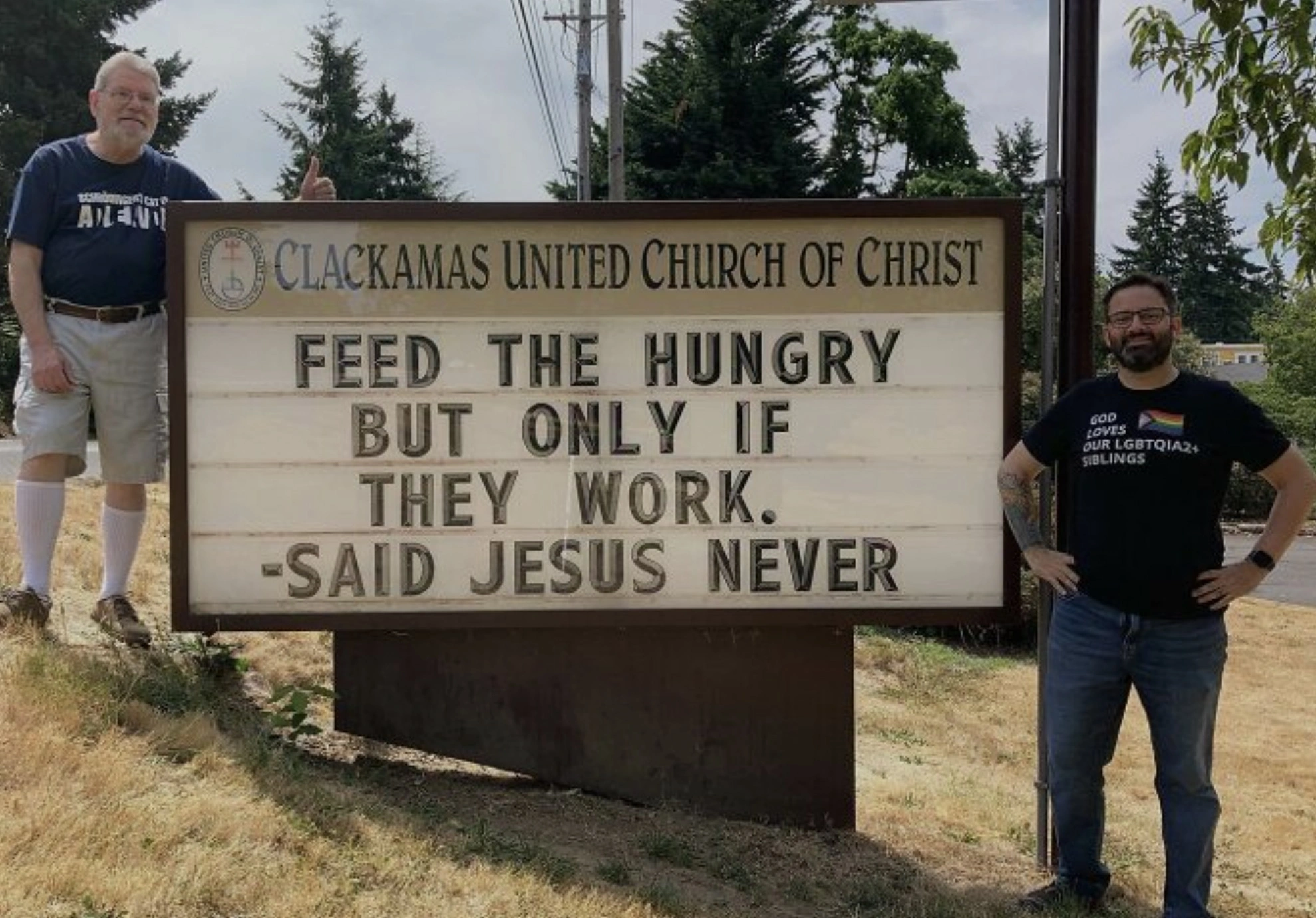 Sacrilegious Phrases Displayed on Church Marquees