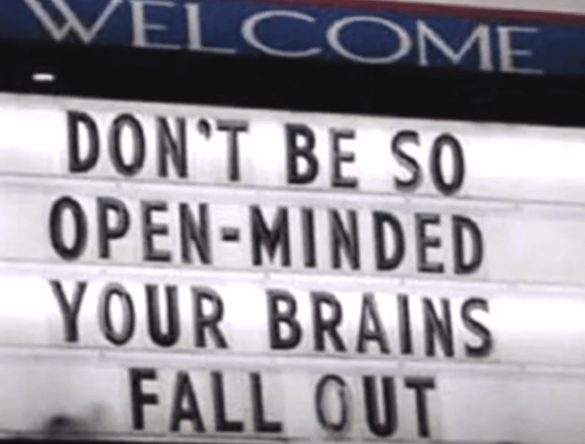 Sacrilegious Phrases Displayed on Church Marquees