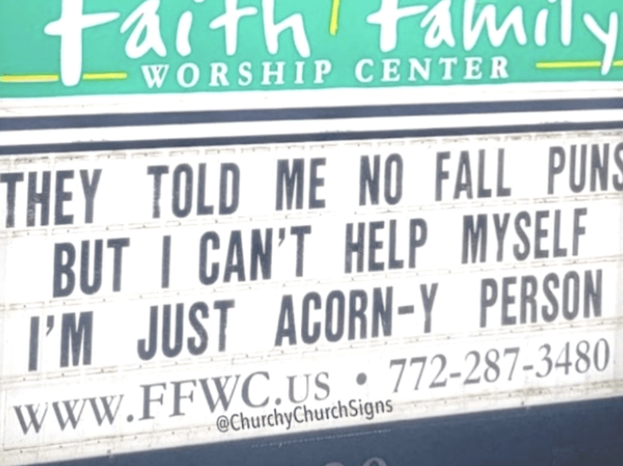 Sacrilegious Phrases Displayed on Church Marquees