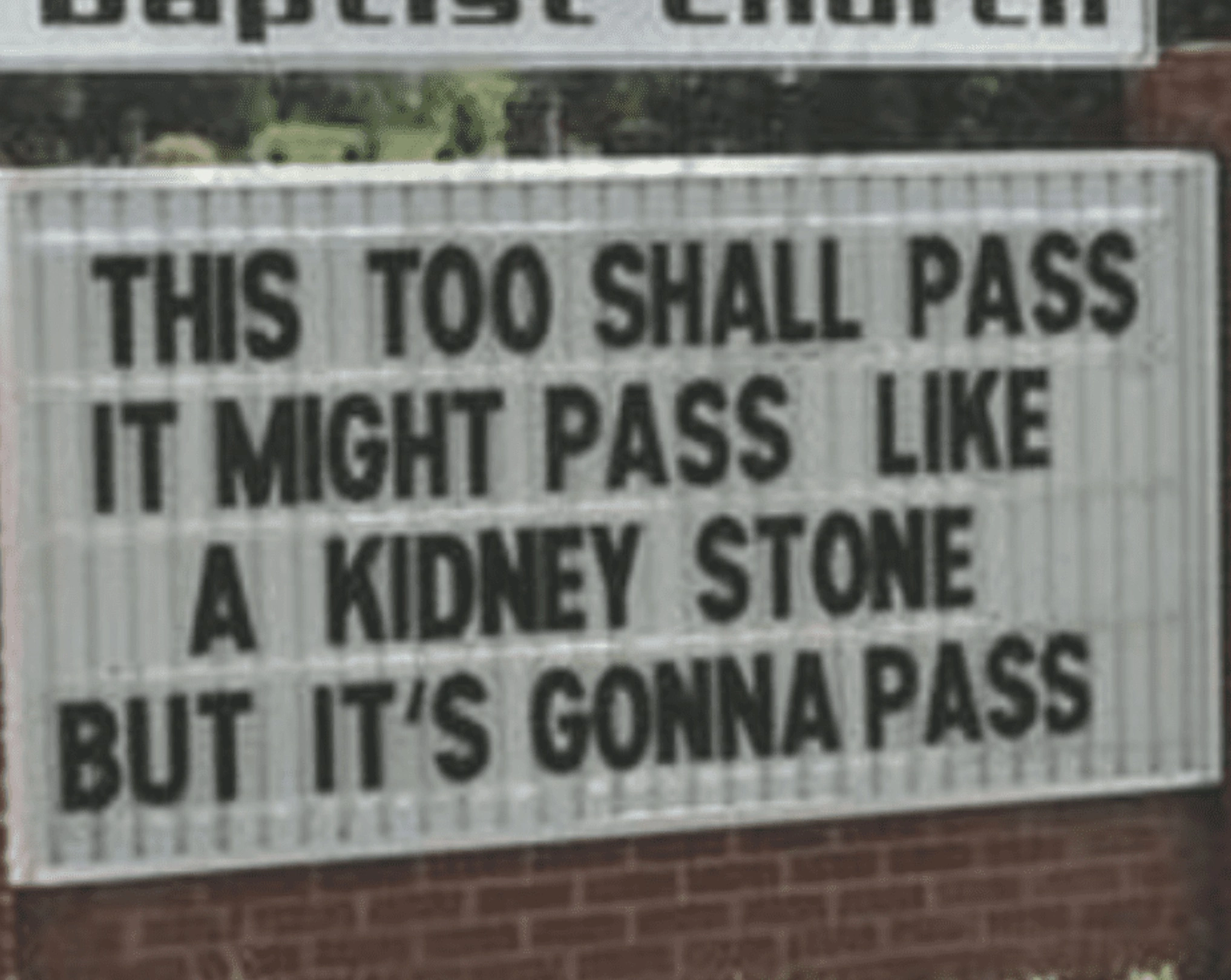 Sacrilegious Phrases Displayed on Church Marquees