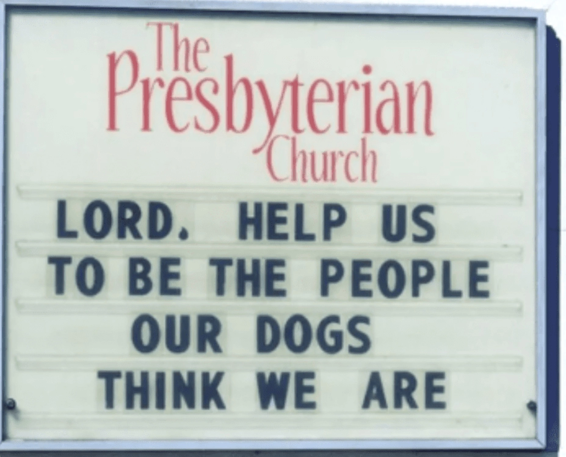 Sacrilegious Phrases Displayed on Church Marquees