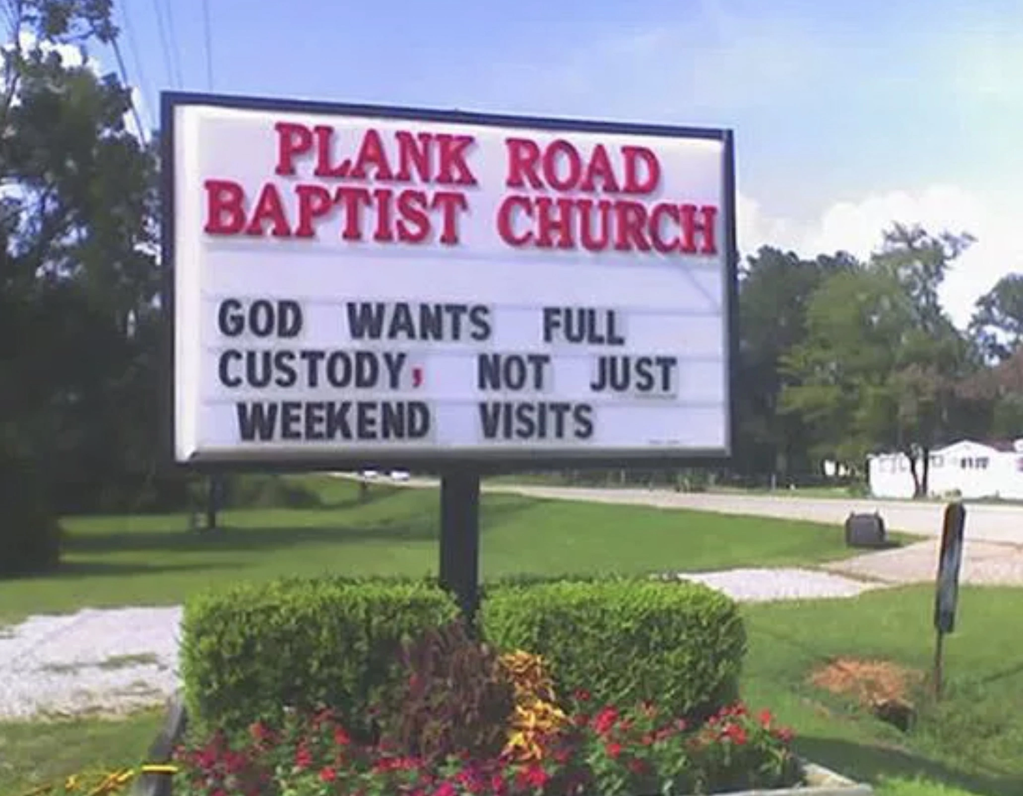 Sacrilegious Phrases Displayed on Church Marquees