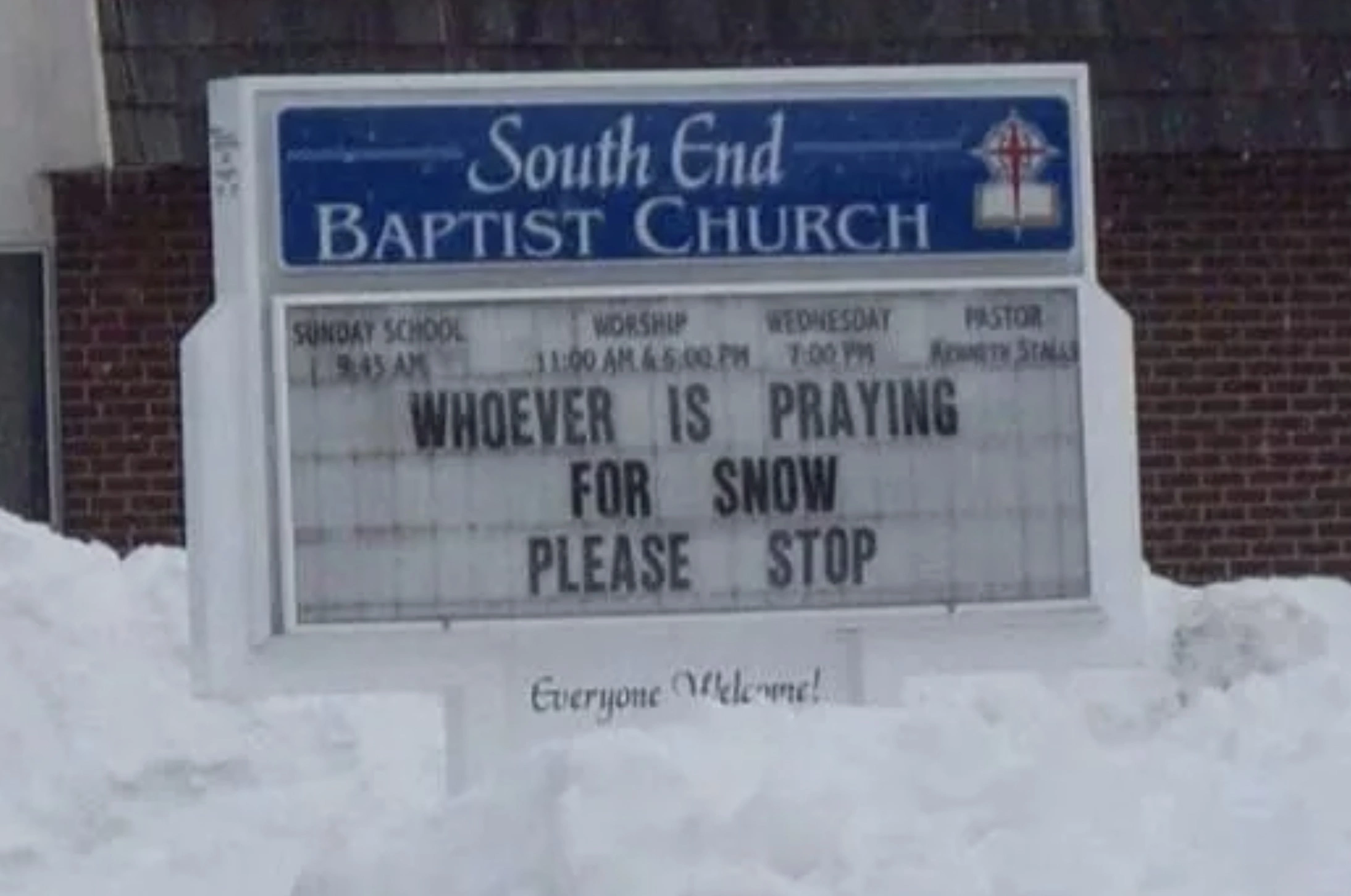Sacrilegious Phrases Displayed on Church Marquees