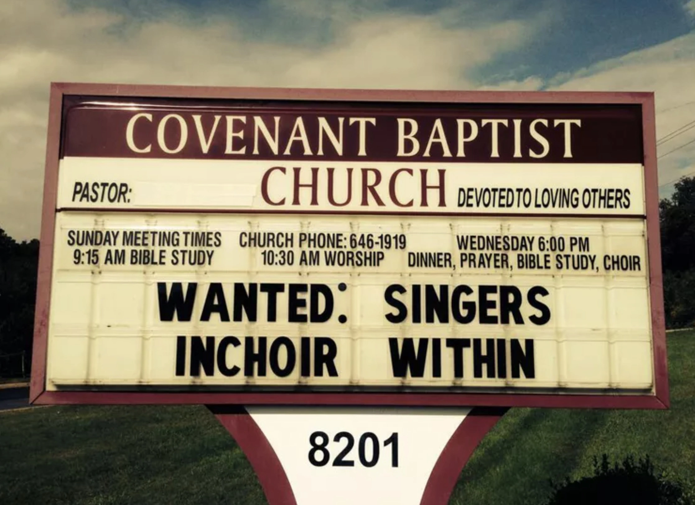 Sacrilegious Phrases Displayed on Church Marquees