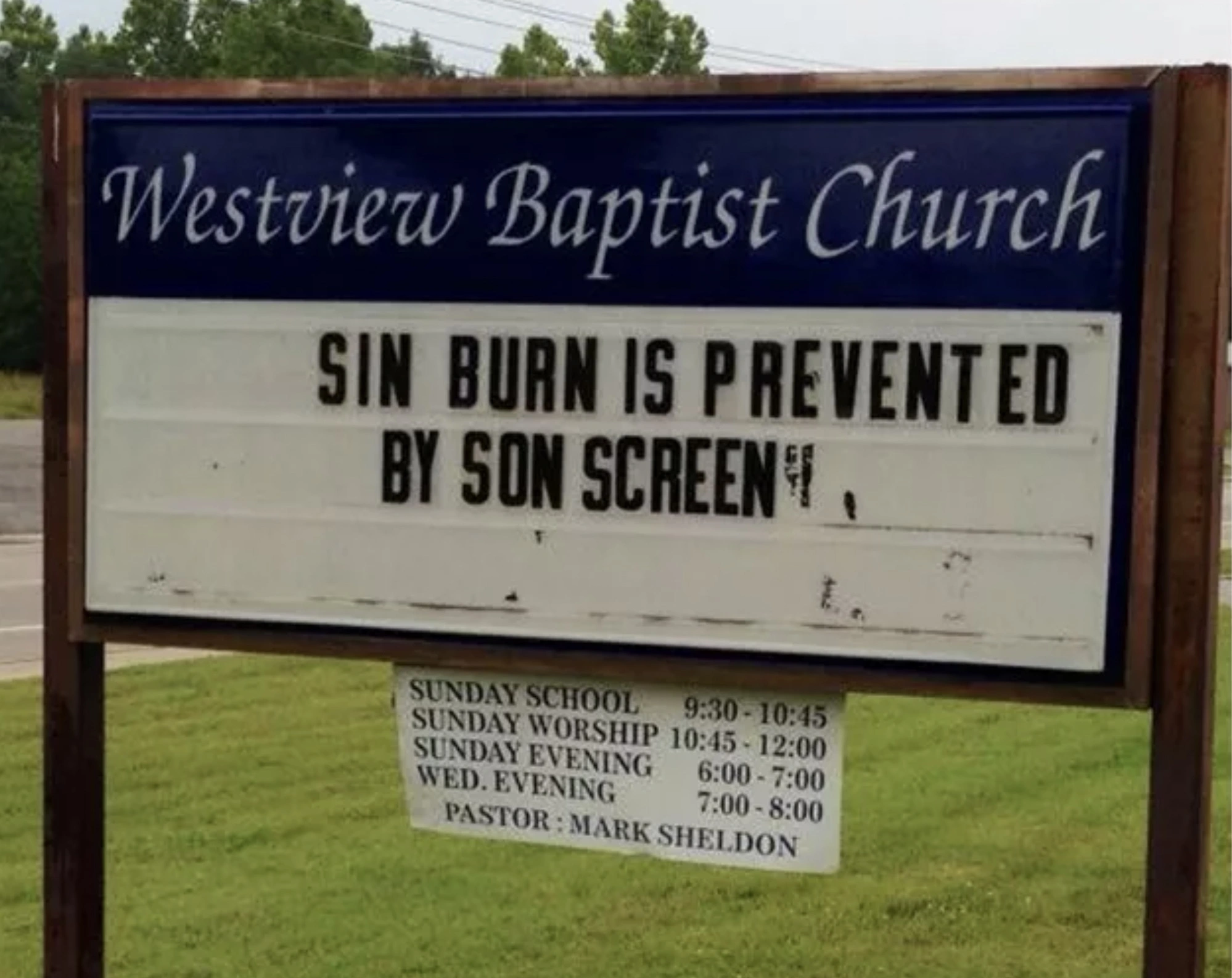 Sacrilegious Phrases Displayed on Church Marquees