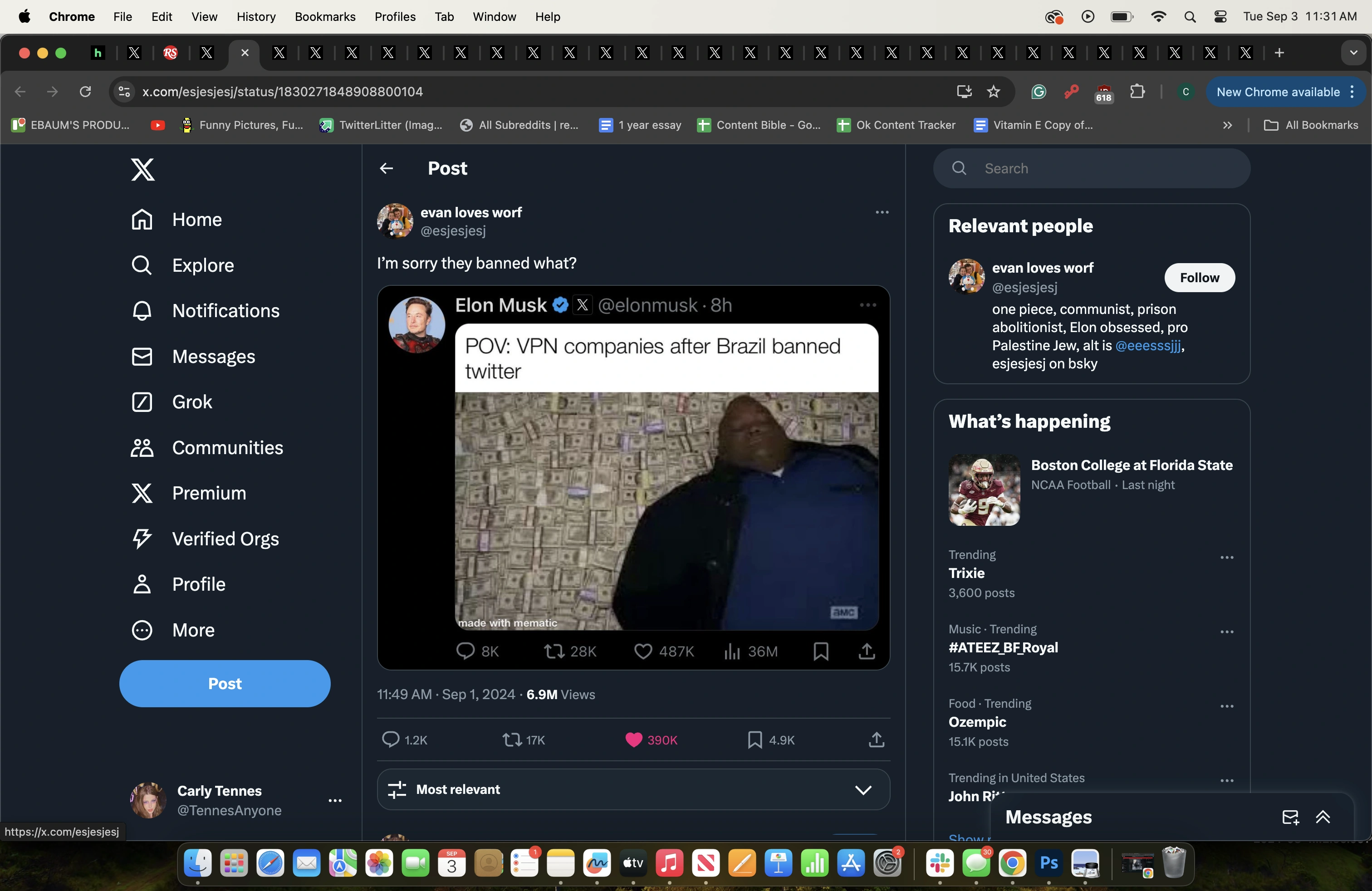 Laugh Out Loud: The Top 32 Hilarious Tweets of September 3, 2024