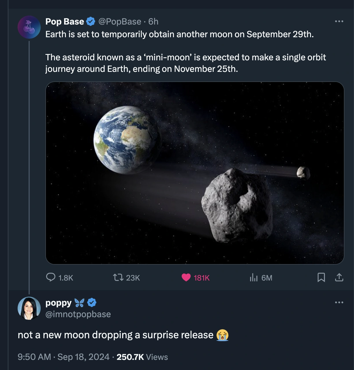 Twitterverse Reacts: 17 Tweets About Our Temporary New Moon