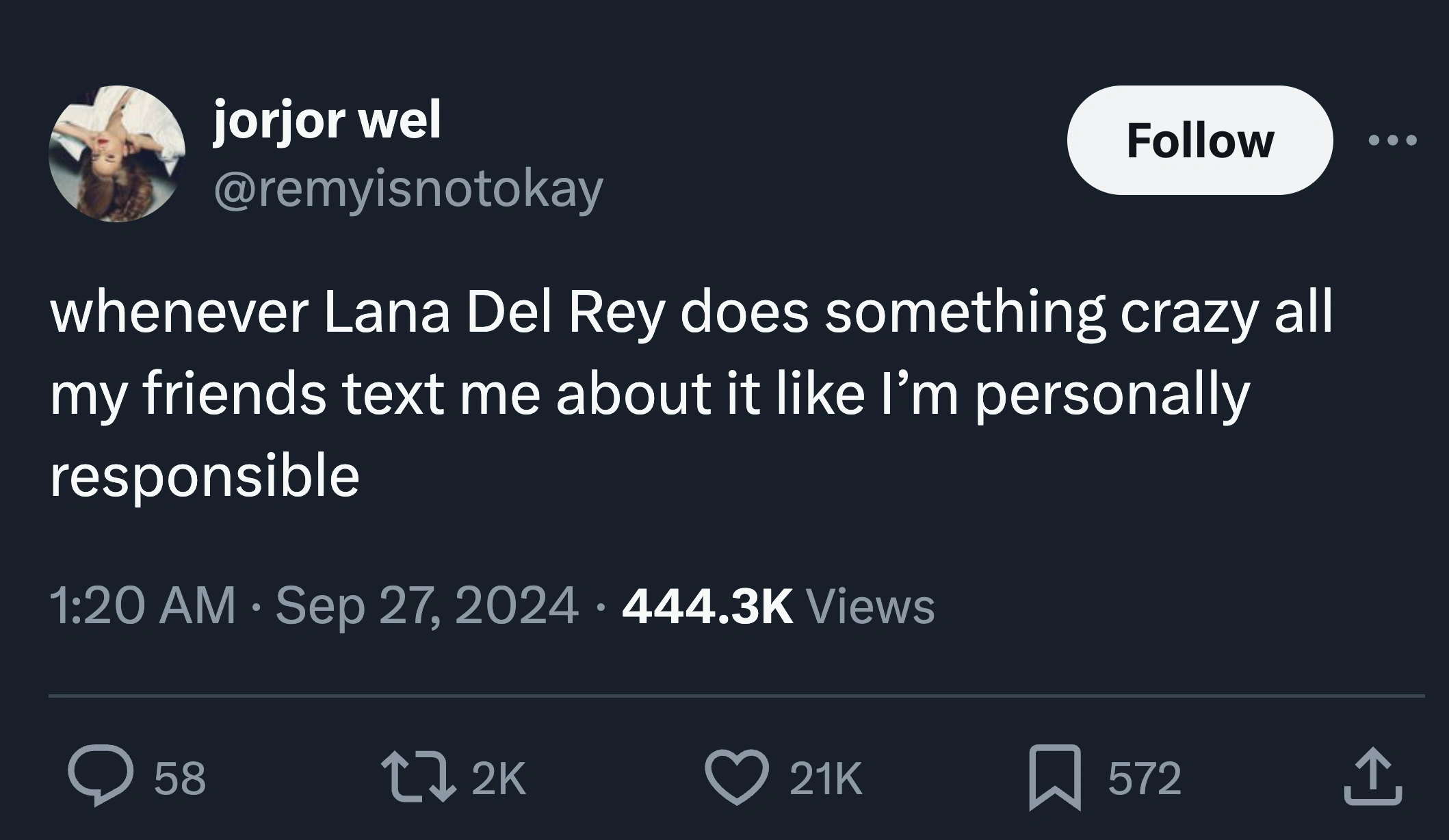17 Hilarious Twitter Reactions to Lana Del Rey Tying the Knot with Alligator Tour Guide Jeremy Dufrene
