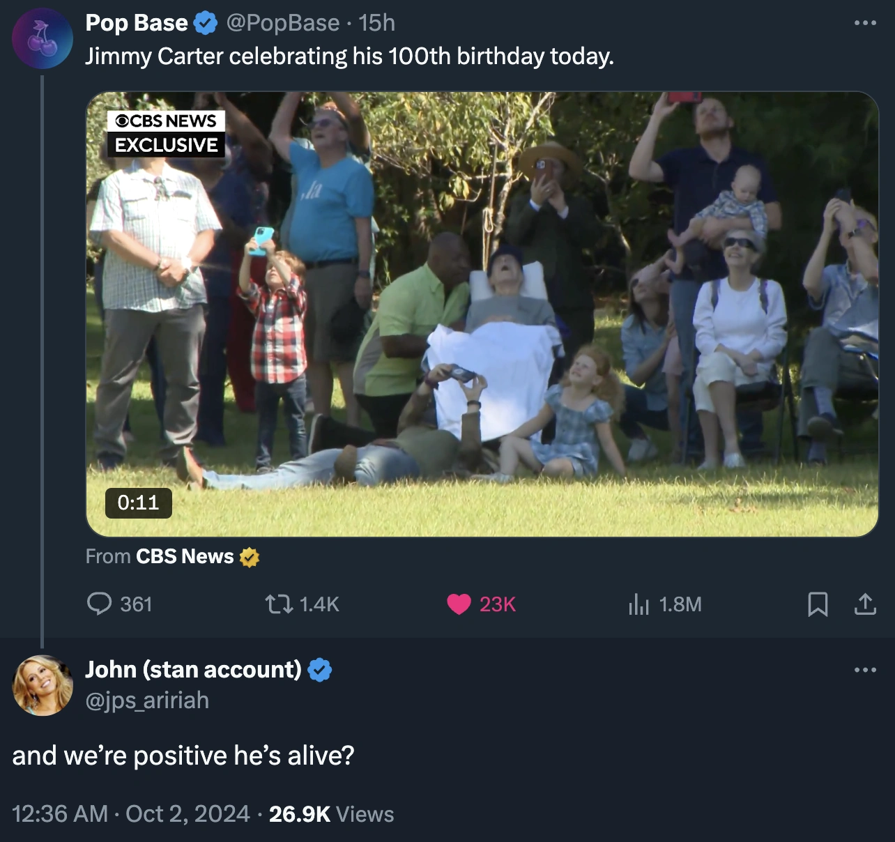 Laugh Out Loud: Jimmy Carter's Hilarious Last Tweets from His Death Bed