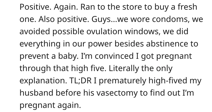 Wife Jumps the Gun on Celebrating Husband's Early Vasectomy
