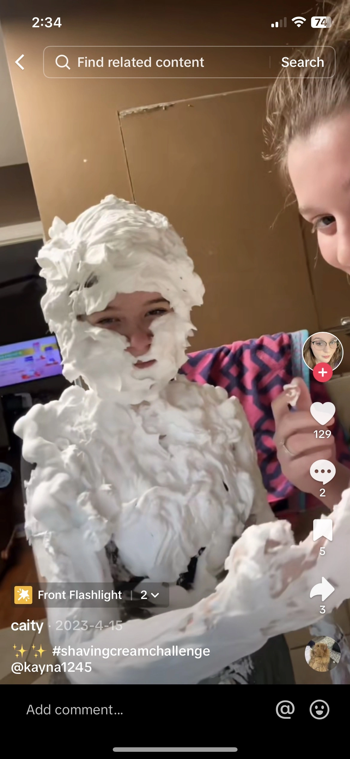 20 Images of Individuals Completely Covered in Shaving Cream