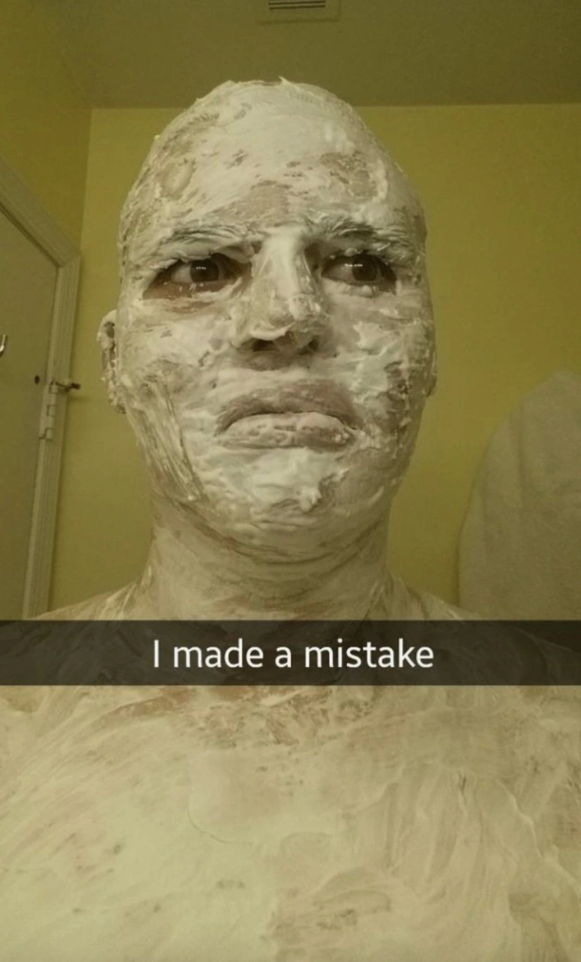 20 Images of Individuals Completely Covered in Shaving Cream