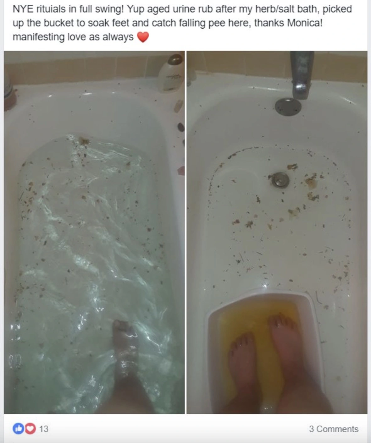 23 Shocking Posts from the Facebook Group 'Urine Therapy'