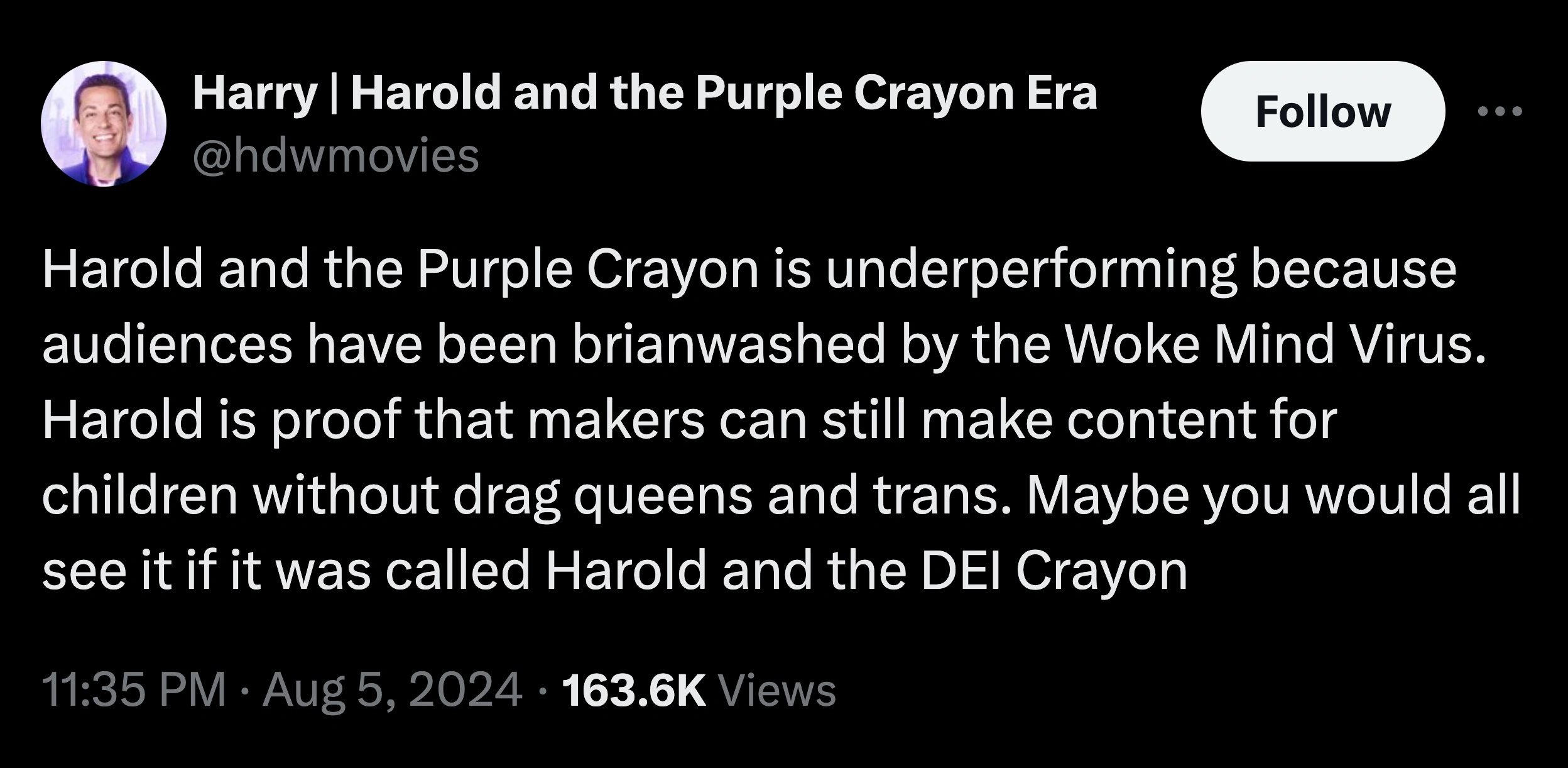 The Internet is Critiquing 'Harold and His Purple Crayon'