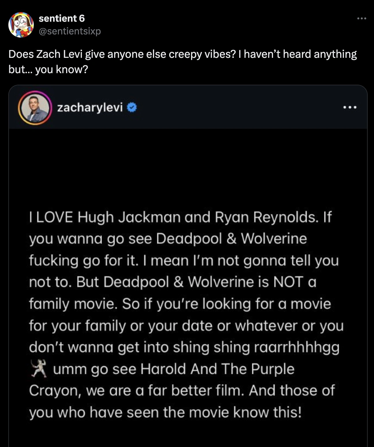 The Internet is Critiquing 'Harold and His Purple Crayon'