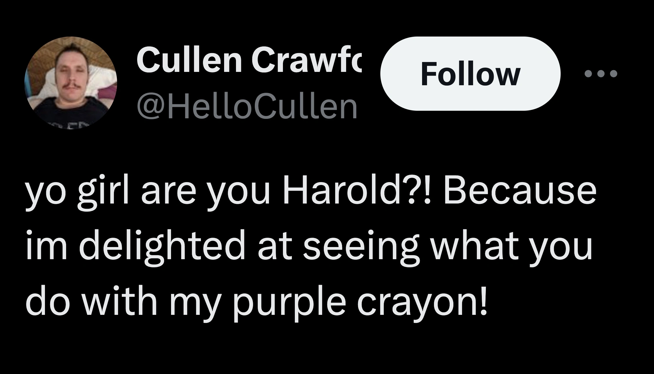 The Internet is Critiquing 'Harold and His Purple Crayon'