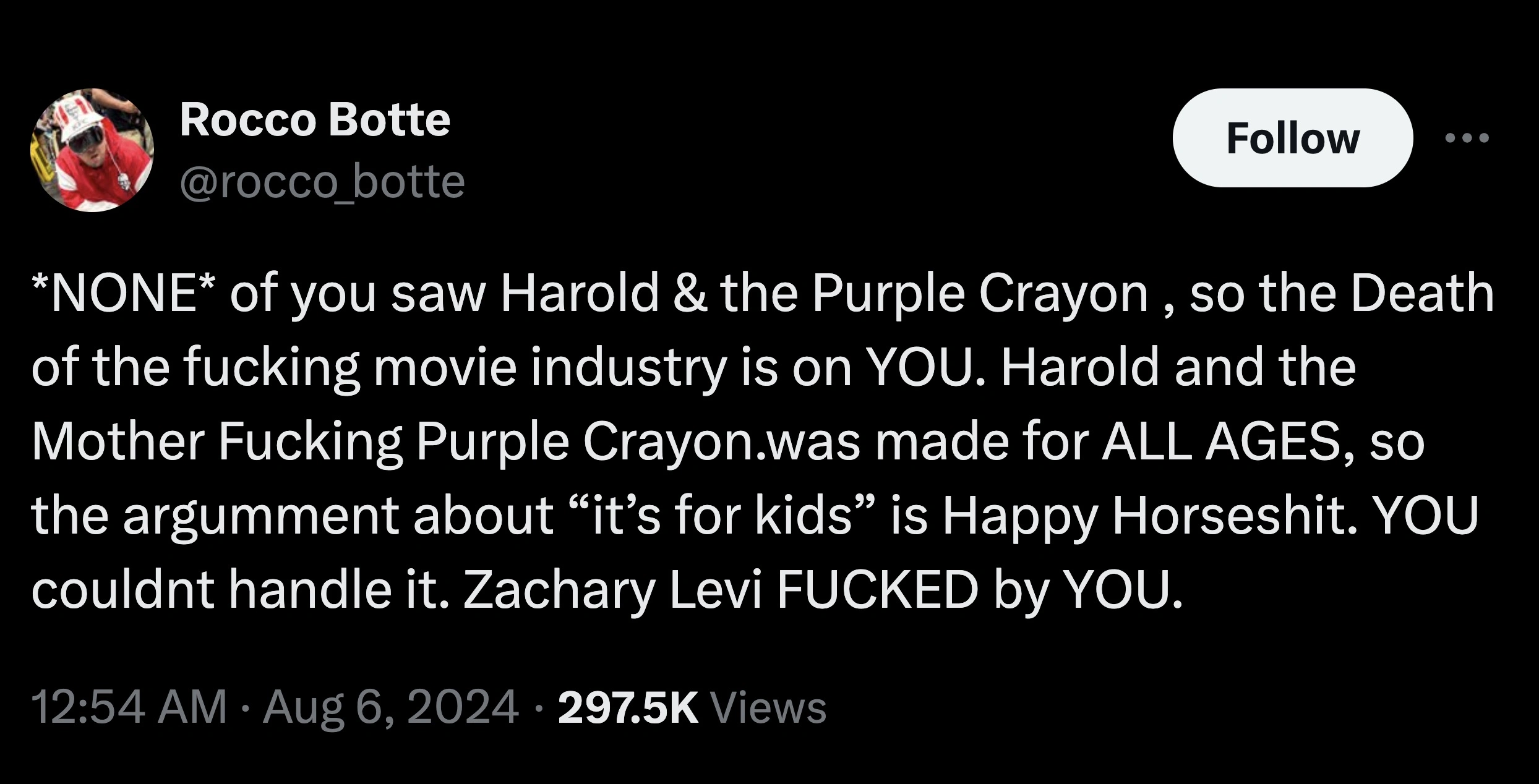 The Internet is Critiquing 'Harold and His Purple Crayon'