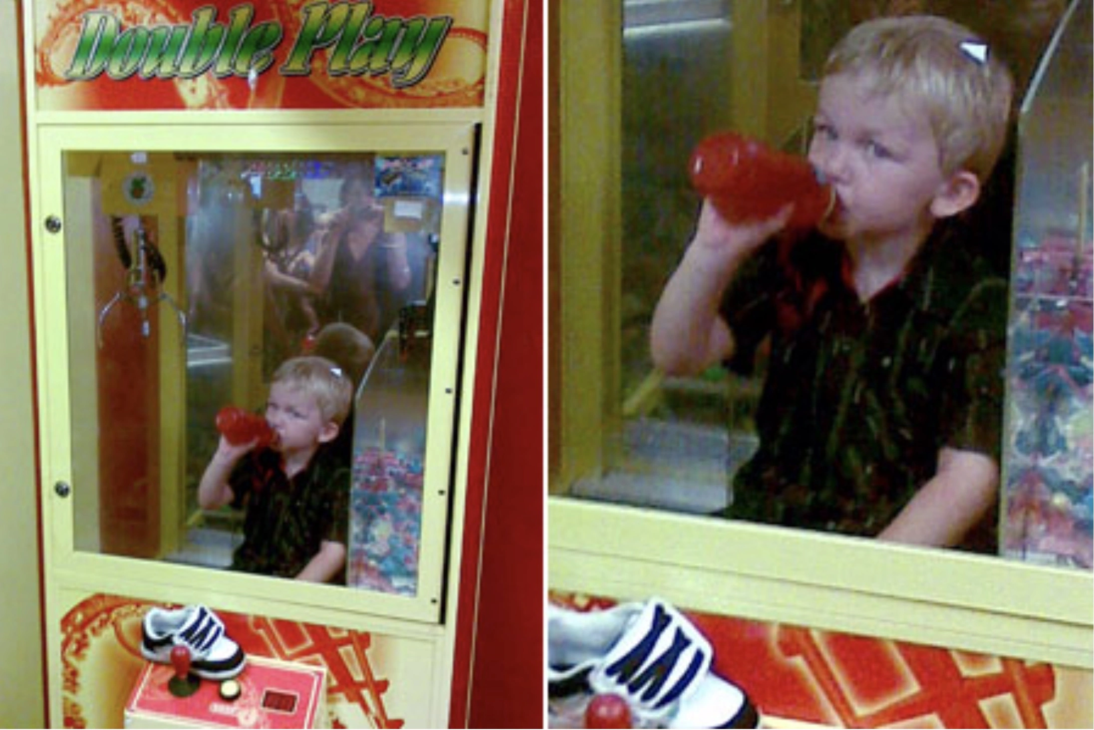 37 Adorable Photos of Children Stuck in Claw Machines