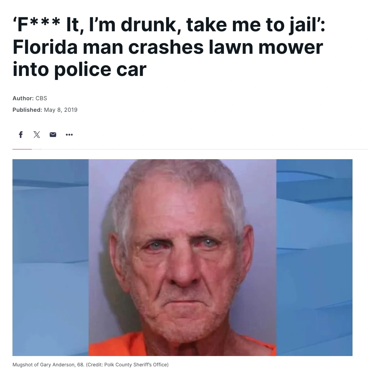 22 Outrageous Florida Man Stories Making Headlines This Month