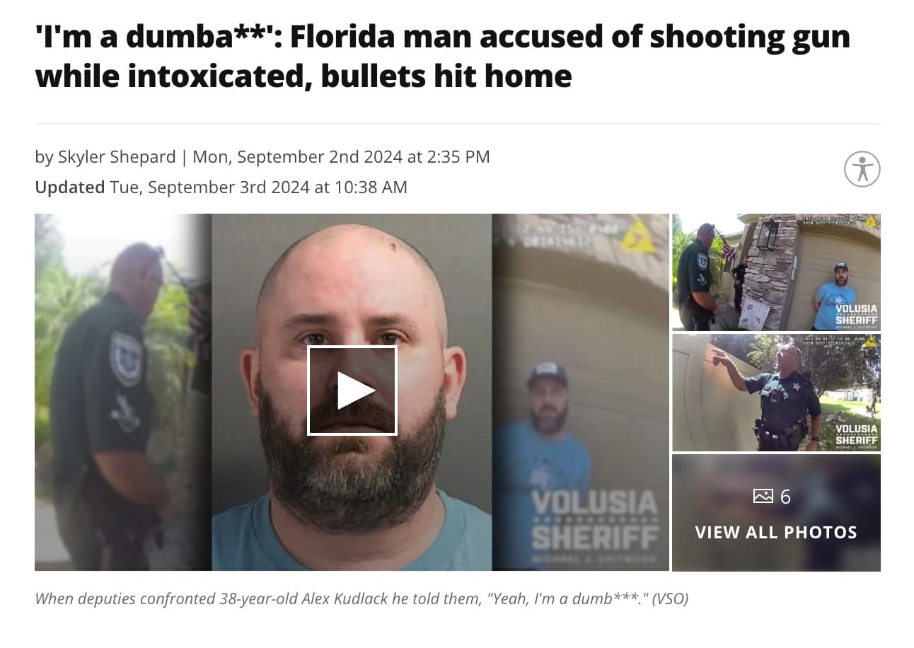 22 Outrageous Florida Man Stories Making Headlines This Month