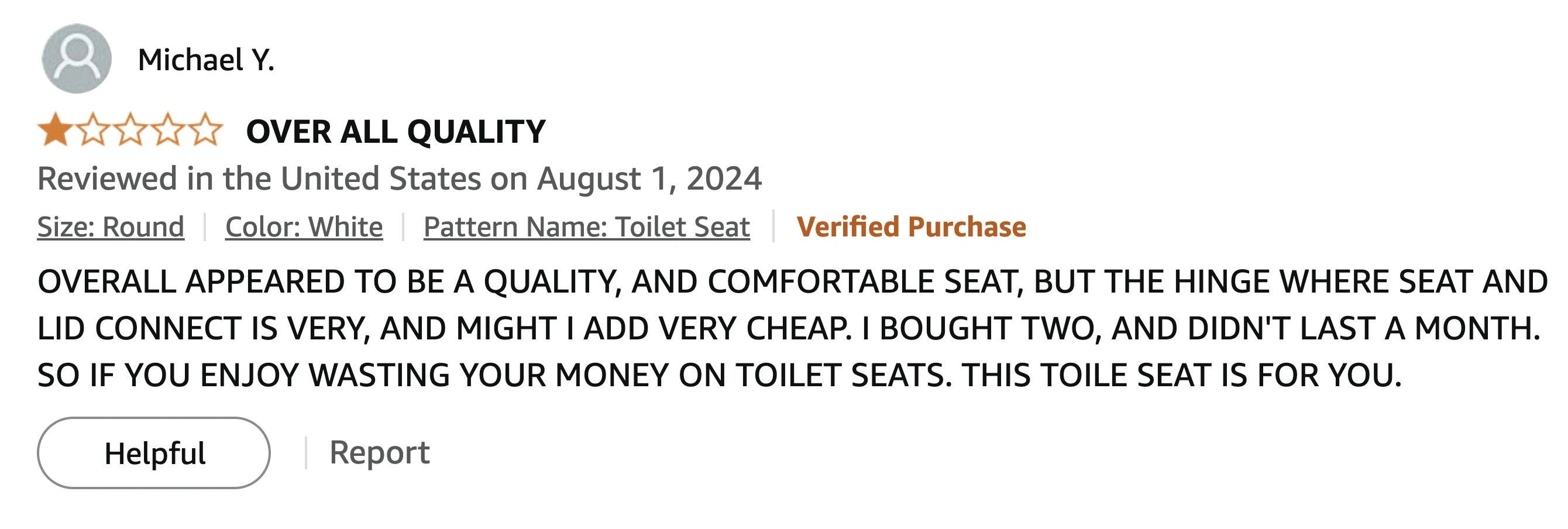 29 Top Reviews of the Worst Toilet Seats