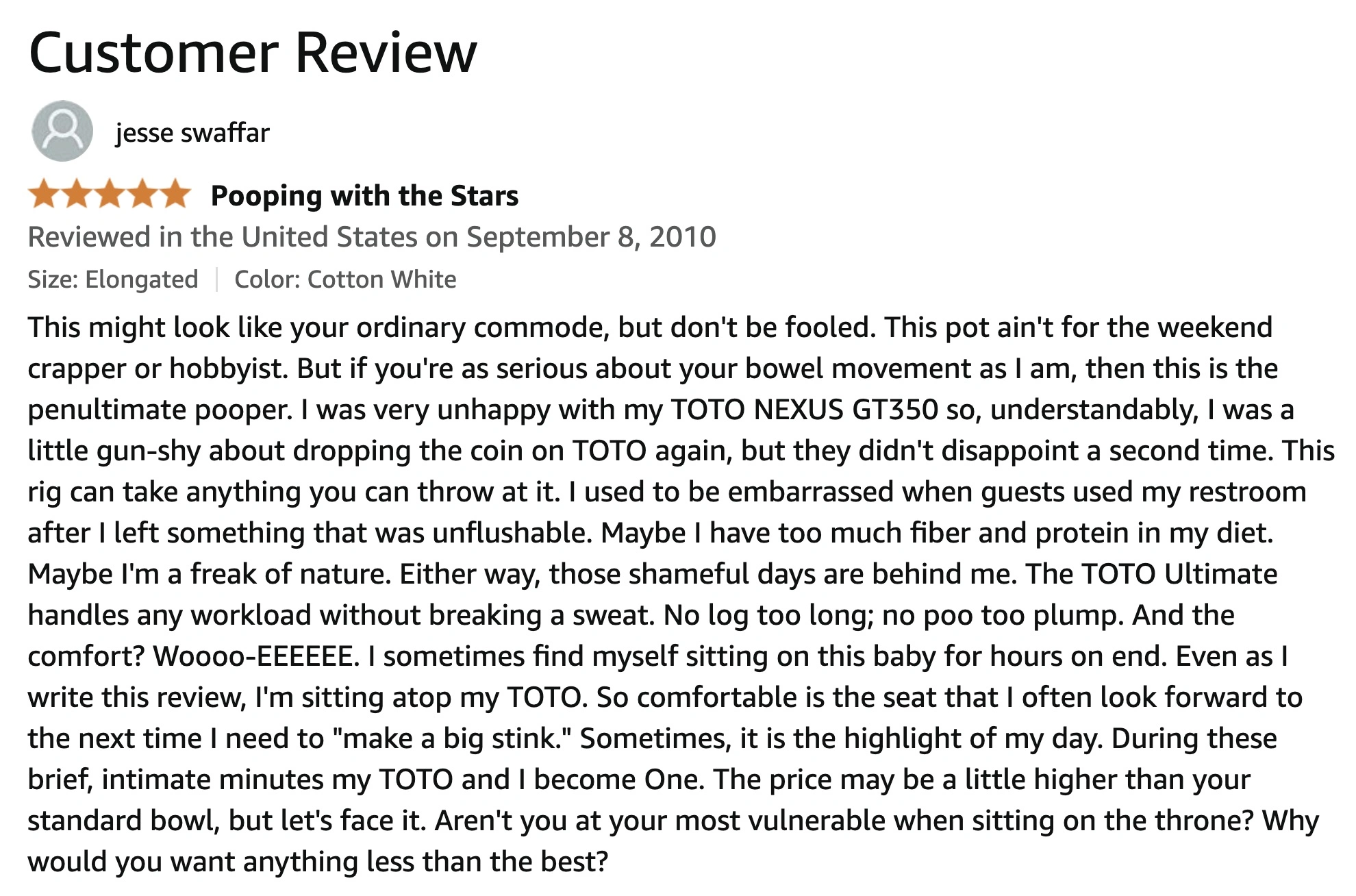 29 Top Reviews of the Worst Toilet Seats